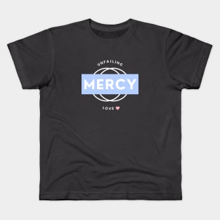 Unfailing Mercy Love to the World Heart Kids T-Shirt